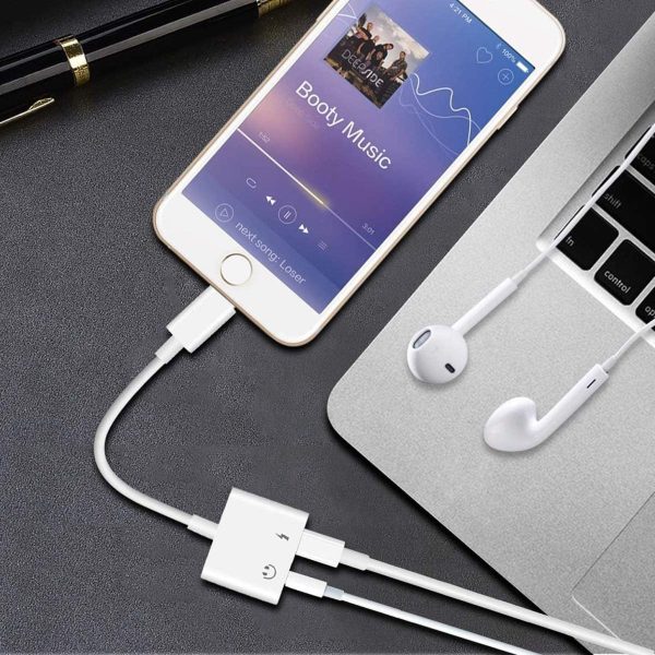 Adaptateur audio pour iPhone double Lightning