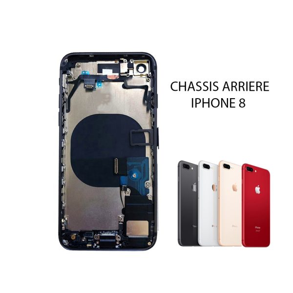 Châssis complet arrière Iphone 8 avec nappe