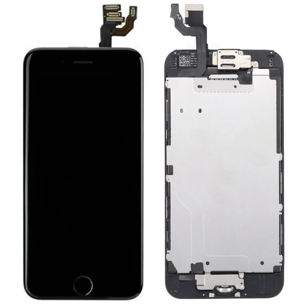 Ecran complet iPhone 6 Plus, Vitre tactile + LCD + Caméra frontale + bouton home