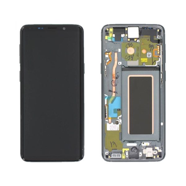 Ecran compatible Samsung S9 G960F complet Gris