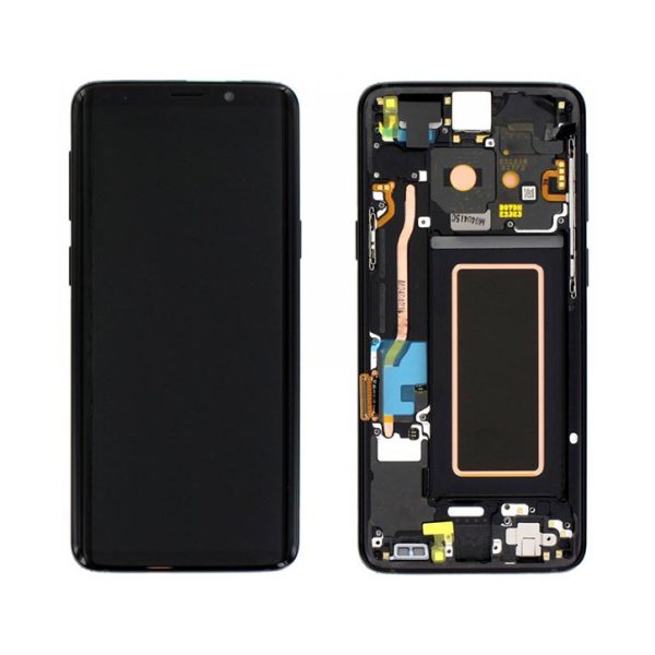 Ecran compatible Samsung S9 G960F complet Noir