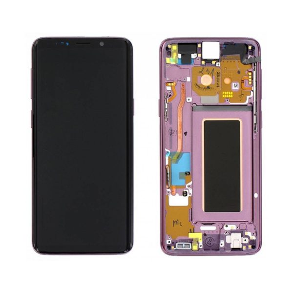 Ecran compatible Samsung S9 G960F complet Violet